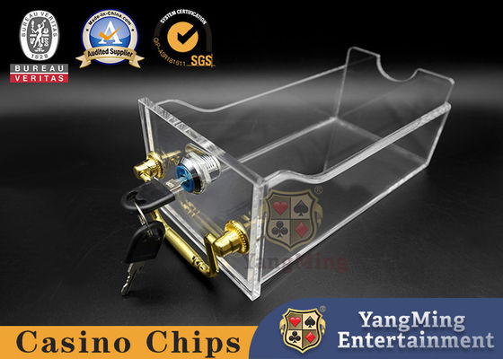 comprar Novo Caixa de Descarte Totalmente Transparente 8 Decks de Jogos de Cartas Caixa de Descarte do Casino Club Fabricação em linha