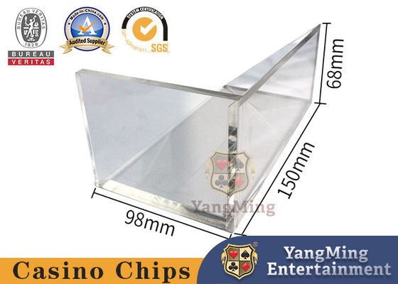 comprar Texas Hold'Em Poker Triângulo Caixa de Cartões de Resíduo Oito Decks Poker Caixa de Cartões de Resíduo Acessórios Fabricação em linha