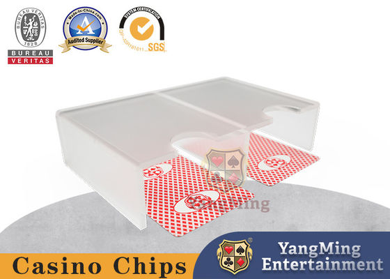 comprar Acessórios feitos sob encomenda do negociante do descarte de Frost da tampa de Niu Niu Gambling Table Cards Holder Fabricação em linha
