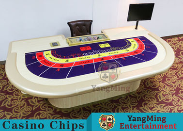 comprar Tabela dedicada do pôquer do casino do VIP de Macau com os corrimão padrão do couro do plutônio da simulação Fabricação em linha
