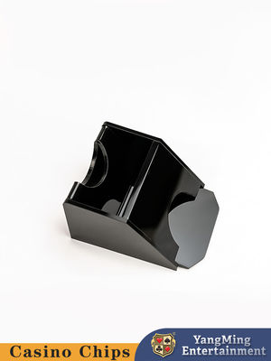 comprar Negro 1-2 pares de dealer de cartas de pôquer, Black Jack Baccarat acrílico Dealer de sapatos de cartas Fabricação em linha