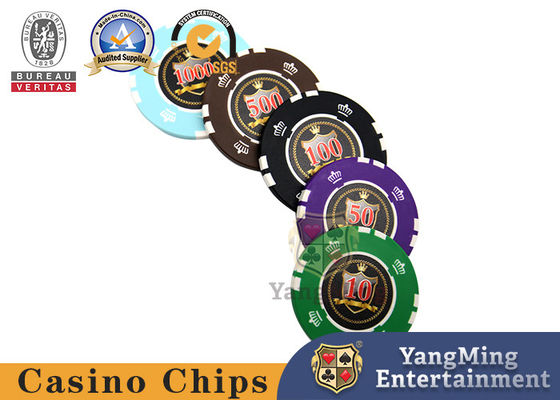 comprar 760 PCS Clay Plastic Poker Chips Gift impresso feito sob encomenda ajustaram-se no caso de alumínio de prata Fabricação em linha