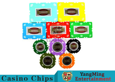 comprar Anti UV de Clay Casino Chip Set With da coroa do RFID - caso de alumínio falsificado Fabricação em linha