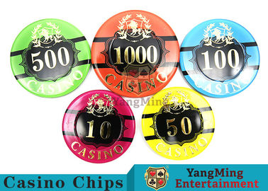 comprar Bronzagem superior acrílica redonda de Chips Set With 760pcs do pôquer do RFID Fabricação em linha