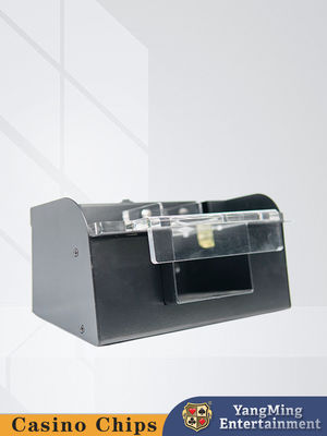 comprar Lançamento de Metal Negro de Aço Inoxidável Poker Shuffler Baccarat Entretenimento Shuffler Jogos de Mesa Fabricação em linha