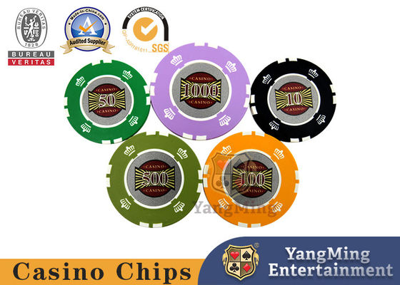 comprar Texas Table Clay Poker Chip ajustou-se com 760 PCes e caixa da liga de alumínio para a personalização Fabricação em linha