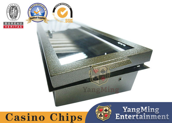comprar Fácil opere a microplaqueta de pôquer tabela Chip Tray With Single Lock Encryption do pôquer da cremalheira do metal de 1 camada Fabricação em linha
