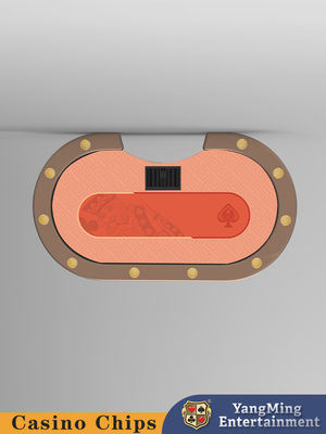 comprar Deluxe personalizado Metal Leg Oval Poker Table Casino Texas Casual Entertainment Game Poker Table Fabricação em linha