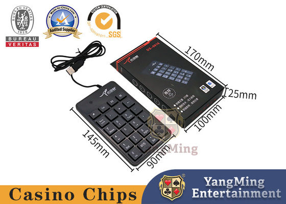 comprar Teclado plástico da bacará do ABS preto com cabo de USB para a tabela do casino que joga Fabricação em linha