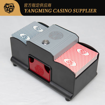 comprar 2 Decks Of Battery-Powered Dual-Purpose Poker Shuffler Baccarat Texas Amusement Game Table Shuffler Fabricação em linha