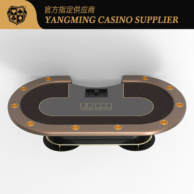 comprar Venda por Venda Personalizada Oval Treadle Texas Hold'Em Poker Table Casino Entretenimento Casual Gaming Poker Tables Fabricação em linha