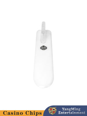 comprar Manivela transparente de cor branca e leiteira Acrílico Cartões de Poker de Casino Pava Para Jogo de Poker de Casino Fabricação em linha