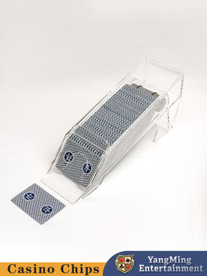 comprar Total transparência / 1 - 8 Decks Poker Playing Cards Acrílico Dealer Shoes With Mirror Para jogos de azar Fabricação em linha