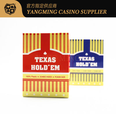 comprar Texas Large Print Cartões de Jogo de Plástico Caixa de Cores Casinos Entretenimento Jogos Cartões de Jogo Fabricação em linha