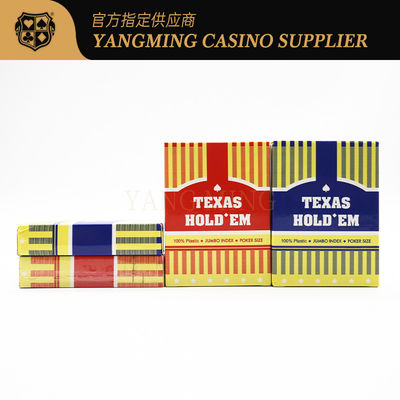 comprar Texas Large Letters 100% PVC Cartões de Jogo de Plástico Para Texas Gambling Club Poker Games Fabricação em linha
