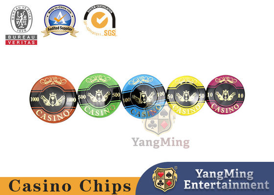 comprar 760 partes de acrílico da Dois-camada UV detectam Anti-falsificar Chip Set Texas Black Jack Chip Set plástico de carimbo quente Fabricação em linha