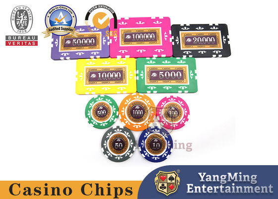 comprar Comércio por atacado ABS Eight Crown Patch Paper Code Set Casino Entertainment Game Tabletop Chips Fabricação em linha