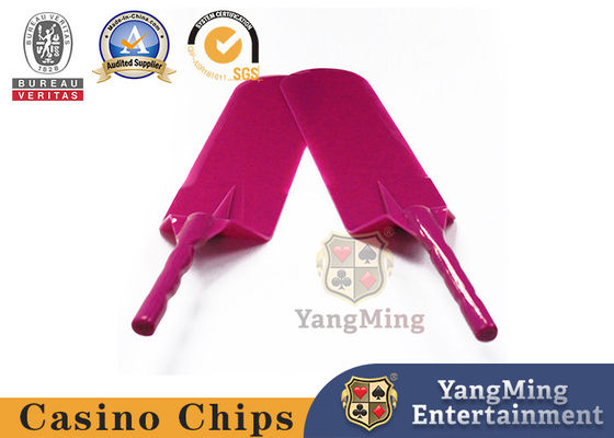 comprar Clube de Casino Poker Jogar Cartas Marca Pá Fábrica de plástico acrílico de cor vermelha Acessórios de mesa de jogo personalizados Fabricação em linha