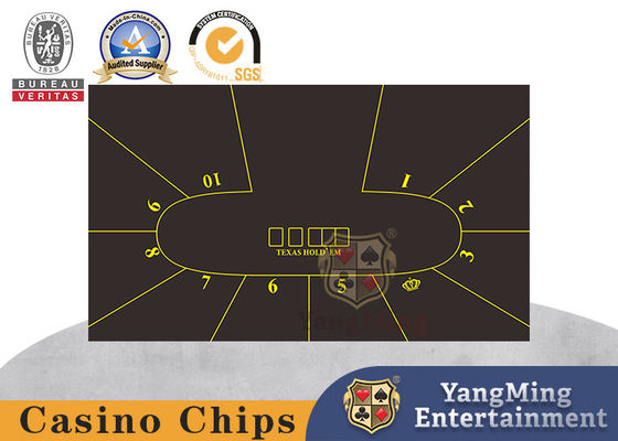 comprar Cor preta do bom alto densidade da disposição da tabela do casino da superação com logotipo da coroa Fabricação em linha
