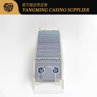 comprar Atacado 8 pares de sapatos de dealer acrílico translúcido sapatos de dealer de jogo de mesa de poker baccarat Fabricação em linha