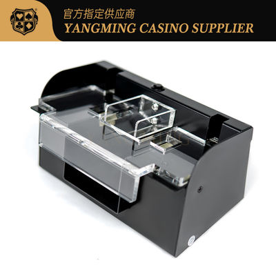 comprar Macau Casino Metal Dedicado 1-2 Decks Jogar Cartas Shuffler Poker Cartas Shoe Power Shuffler Automático Fabricação em linha