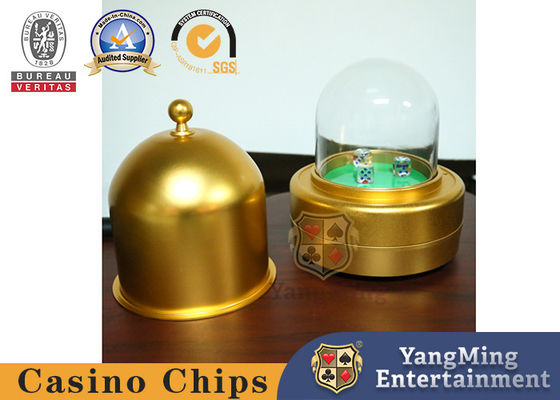 comprar Capa de latão transparente Copo de dados de controle inteligente elétrico Sic Bo Mesa de jogo de póquer Copo de dados elétrico Fabricação em linha