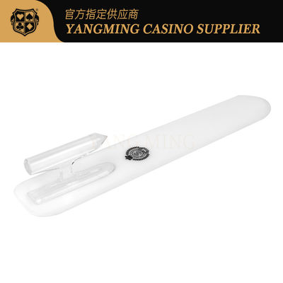 comprar Logotipo personalizado da fábrica Paleta de cartão de pôquer branca Casino Baccarat Jogo de pôquer Paleta de cartão Fabricação em linha