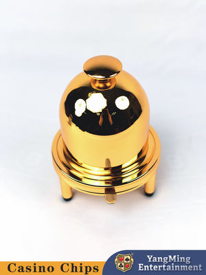 comprar Tamanho do Casino Tabela de jogos de dados Taça de vidro de metal dourado Design de cobertura de vidro operado manualmente Fabricação em linha