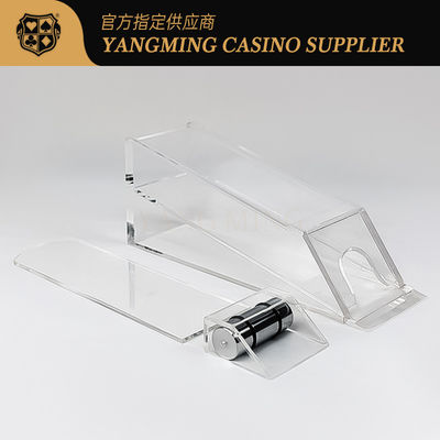 comprar Venda Quente 8 Deck Acrílico Claros Dealer Shoes Poker Table Game Desktop Dealer Shoes Fabricação em linha