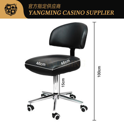 comprar Nova cadeira de jogo do clube de poker de couro preto para venda Fabricação em linha