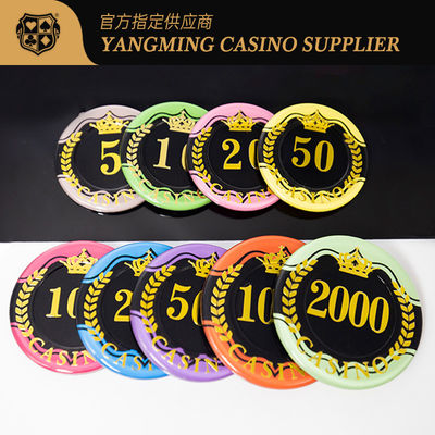 comprar Fábrica Personalizado 14g Casino Grade areia Superfície Personalizada RFID Poker Chips Fabricação em linha