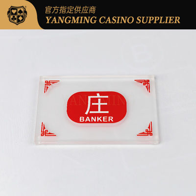 comprar Bacará Fosco Banqueiro Jogador Dealer Botão Jogo de Poker Fabricação em linha