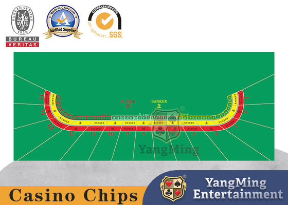 comprar Dustproof impermeável profissional de jogo oval da toalha de mesa do jogo de pôquer da bacará 15-Players e chama - disposição retardadora Fabricação em linha