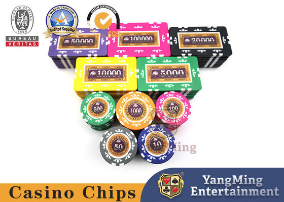 comprar Caixa dedicada de fichas de entretenimento do casino, conjunto de fichas de póquer de alumínio 12g -760pcs ABS Fabricação em linha