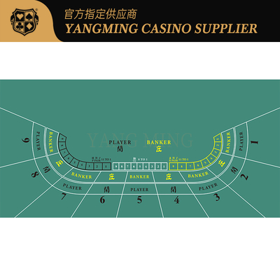 comprar Tapete de jogo à prova d'água de qualidade superior com impressão vermelha com combinação de Baccarat / Texas Poker Casino Layouts Fabricação em linha