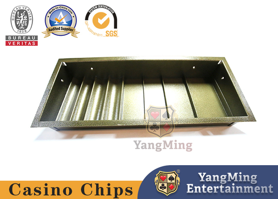 comprar Certificação Metal de grau industrial Ferro Metal único de cor Casino Chips Set Float Poker Chips Table Tray segurança de fechadura Fabricação em linha