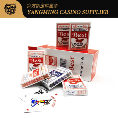 comprar 280 gramas de cartas de pôquer vermelho azul azul Texas Baccarat Clube cartas de jogo de pôquer Fabricação em linha