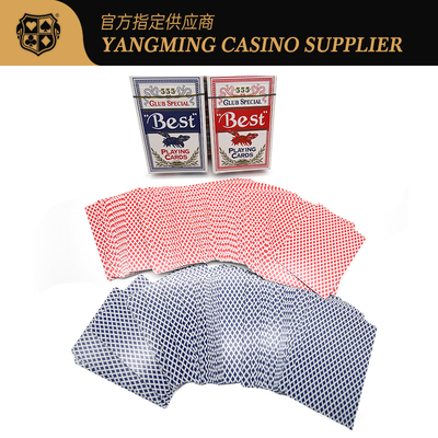 comprar Cartas de Poker Blue Core de Alta Qualidade Texas 280g Vermelho Azul Baccarat Club Poker Game Cards Fabricação em linha