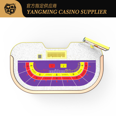 comprar Mesa de cartas de luxo estilo cassino, configuração para 9 lugares, personalização opcional do logotipo Fabricação em linha