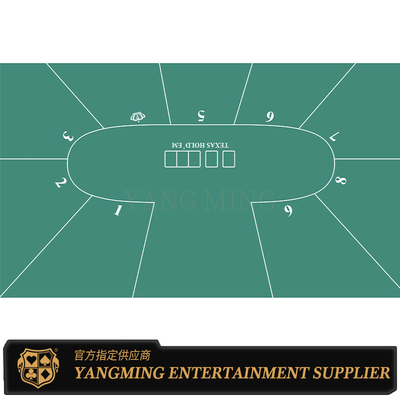 comprar Toalha de Mesa para Jogo de Poker Texas Hold'Em com 9 Jogadores, Impermeável, Design Personalizado, Fornecimento de Fábrica Fabricação em linha