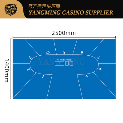 comprar 9-Player Poker Felt Table Cloth – Custom Texas Hold'em Surface Fabricação em linha