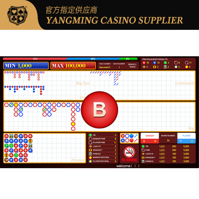 comprar Baccarat Lucky Six Casino System Software Tabela de Poker Chinês Inglês Bilíngue Jogo de Troca Fabricação em linha