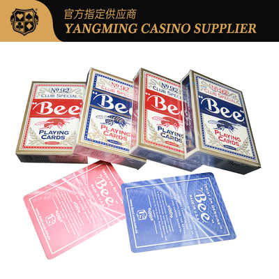 comprar Cartões de jogo alemães de jogo do casino 310g do clube vermelhos ou cartões de jogo azuis da abelha do casino No.92 Fabricação em linha