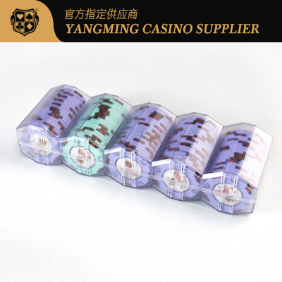 comprar Inteiramente Matte Customized 100 partes do casino redondo Chip Tray de 45mm Fabricação em linha