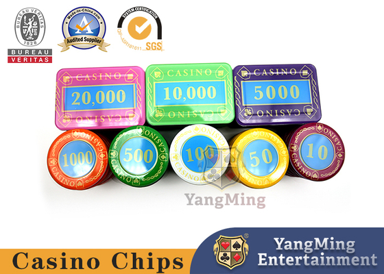comprar Casino Crystal Poker Chips Set Lucency Acrílico 730 PCS Plastic Gaming Set Com Casca de Alumínio Fabricação em linha