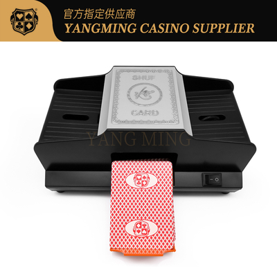 comprar Bacará Texas Hold'Em 2 Baralhos De Embaralhamento Manual Jogos De Mesa De Cassino Embaralhar Para Jogo De Cassino Fabricação em linha