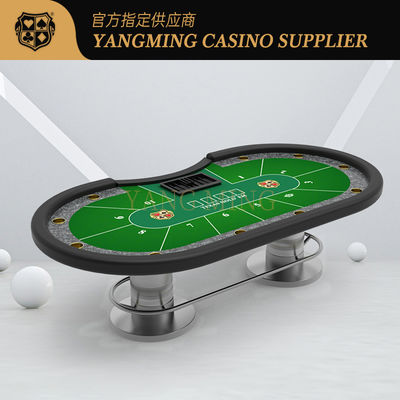 comprar Certificação oval da BV da tabela de Texas Fireproof Board Game Poker do disco do metal Fabricação em linha