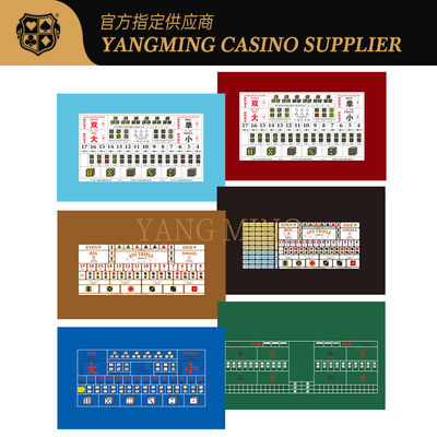 comprar Customizable Casino Sic Bo Tablecloth Durable 100% Polyester Fabric For Sic Bo Casino Tables Fabricação em linha