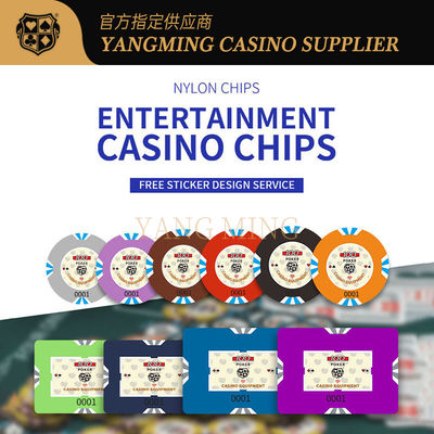 comprar Customizable Nylon Casino Chips – Durable Poker & Gaming Tokens For Casino Game Fabricação em linha
