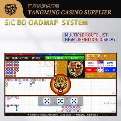 comprar Electronic Sic Bo Roadmap Display System – Customizable Casino Dice Game Solution Fabricação em linha